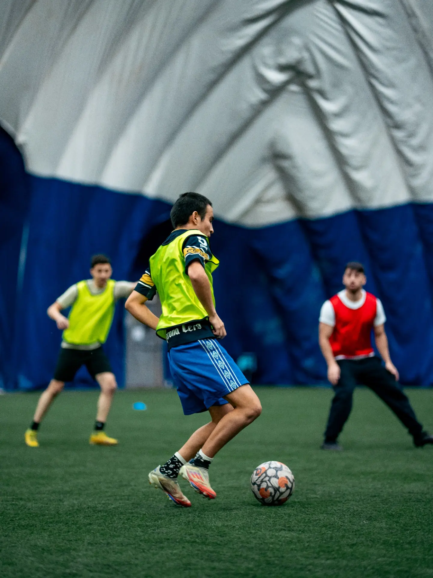 Player participating in an organized recreational session