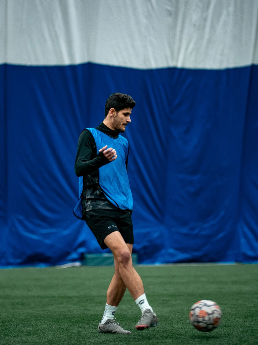 Inter Ottawa player training indoors